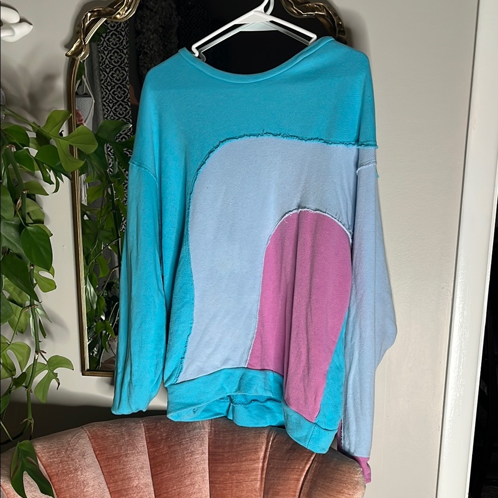 BUCKETLIST Teal Sweatshirt